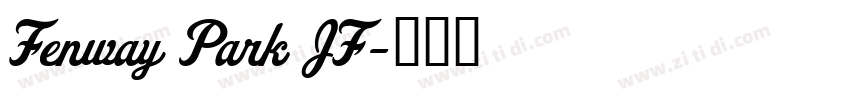Fenway Park JF字体转换
